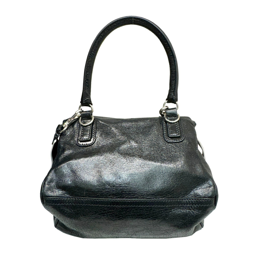 GIVENCHY Pandora Shoulder Bag Handbag Leather Black